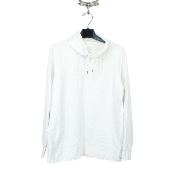 L.L.Bean Cotton Spandex Pullover Lightweight Hooded Jacket S Pet - Picture 1 of 9